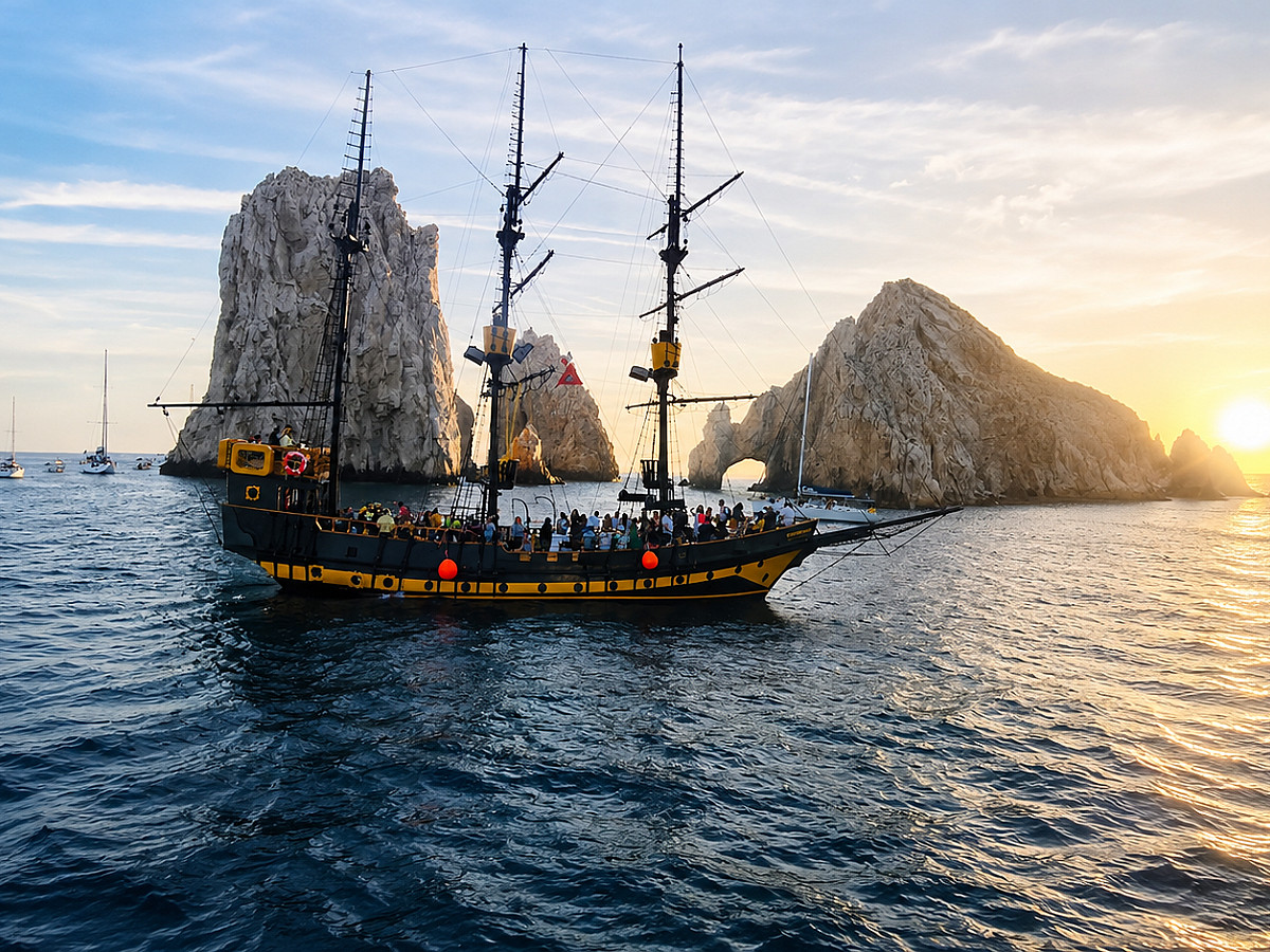 Atardecer con Show Pirata